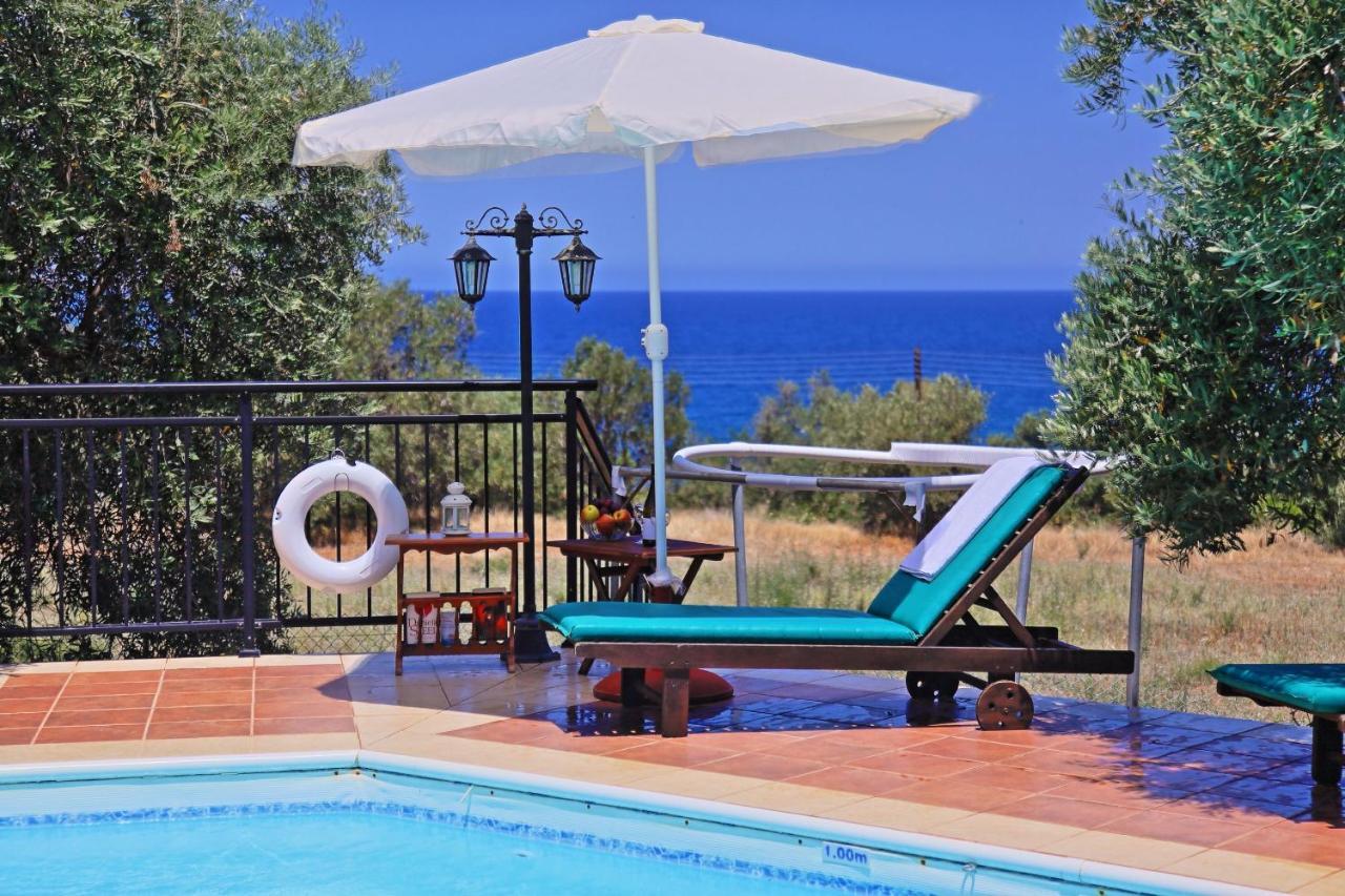 Marilena Sunset Villa 1 โพมอส ภายนอก รูปภาพ